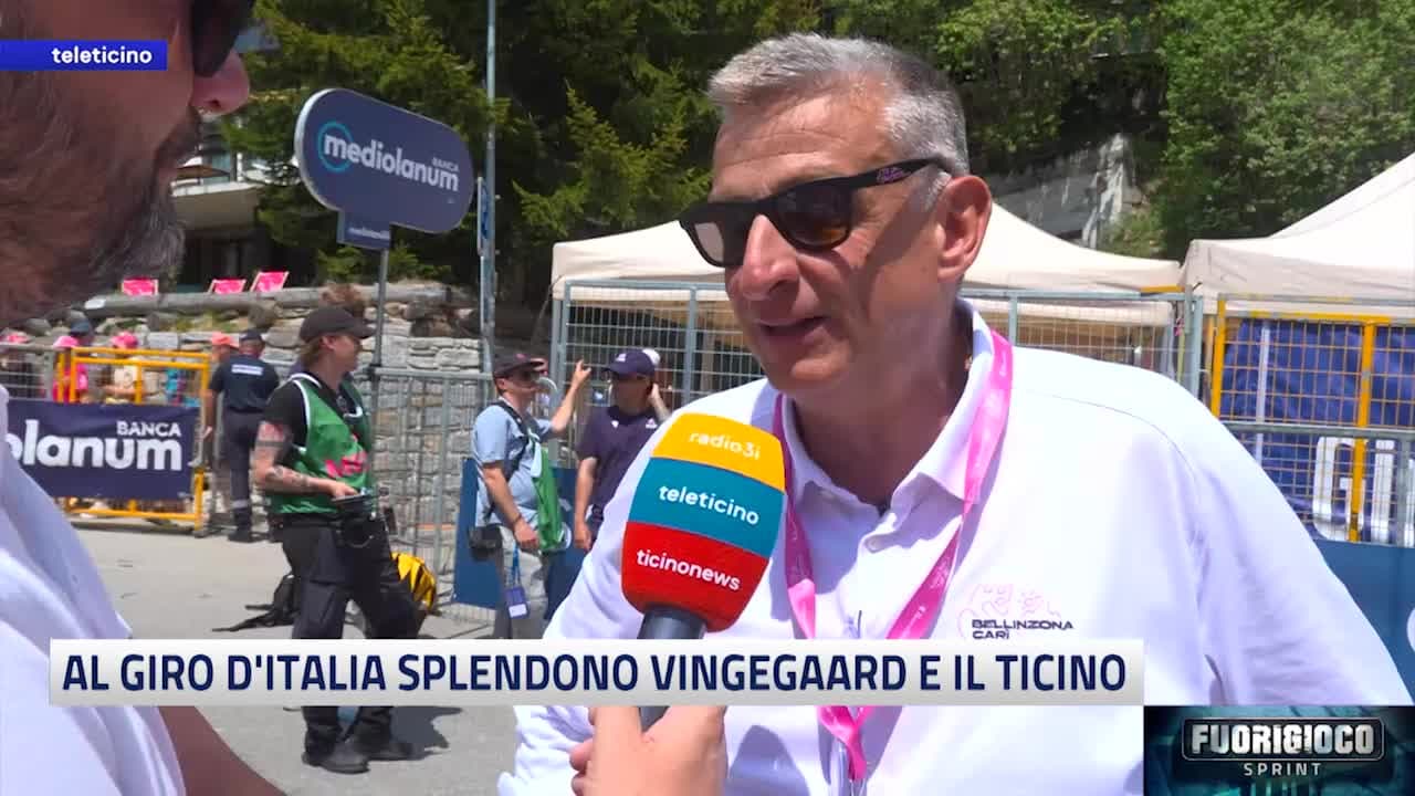 FUORIGIOCO Sprint del 26 maggio 2026 - AL GIRO D'ITALIA SPLENDONO VINGEGAARD E IL TICINO