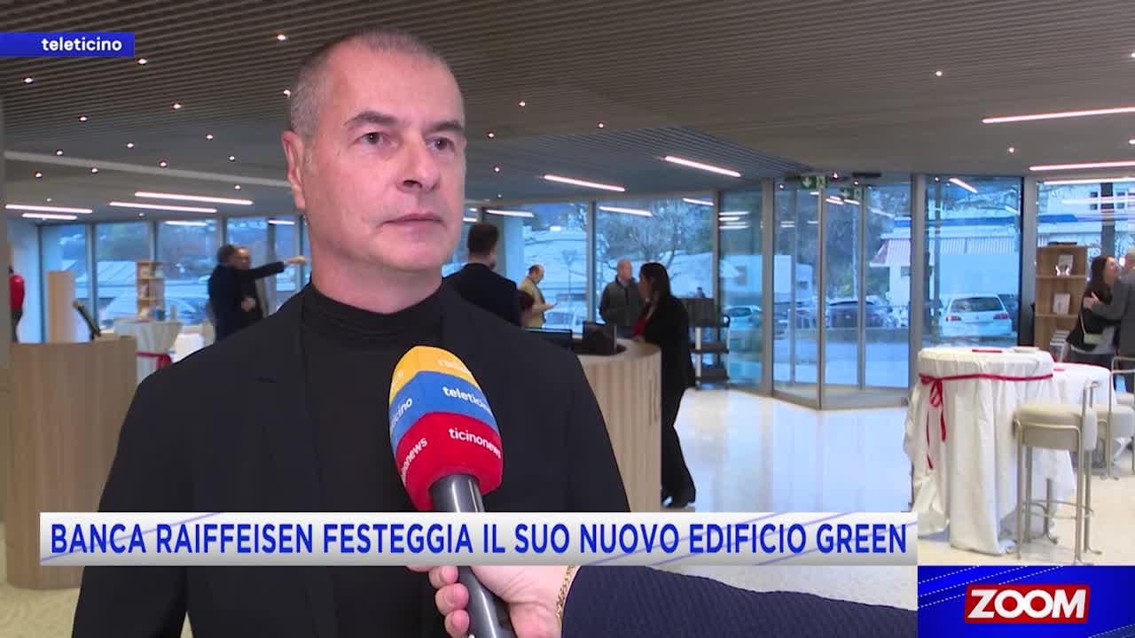 ZOOM - Banca Raiffeisen festeggia il suo nuovo edificio green - 16.12.24