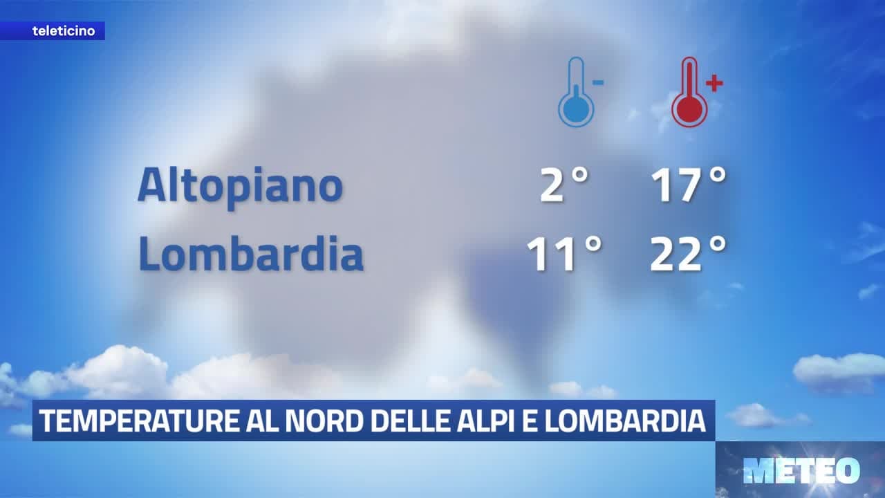 Meteo del 16 maggio 2026