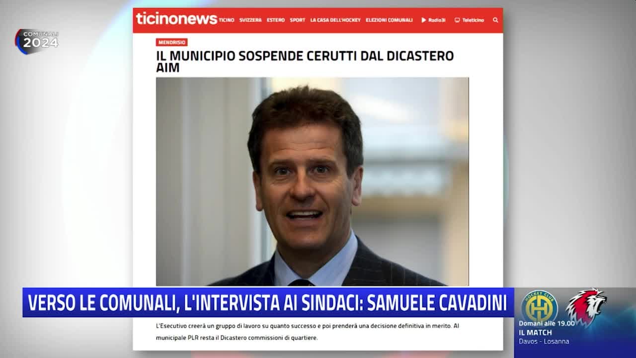 VERSO LE COMUNALI - INTERVISTA A SAMUELE CAVADINI - 18.03.24