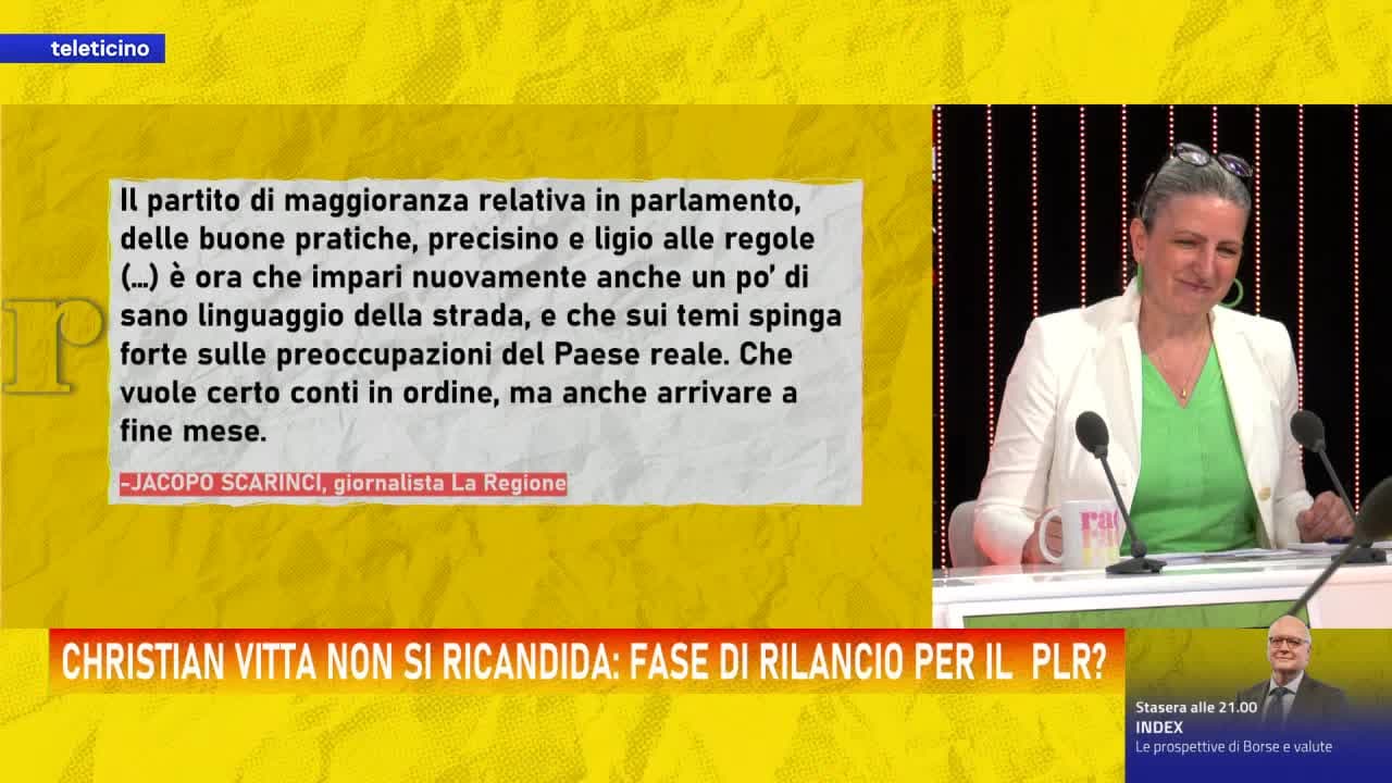 Radar del 29 maggio 2026 - CHRISTIAN VITTA NON SI RICANDIDA: FASE DI RILANCIO PER IL PLR?