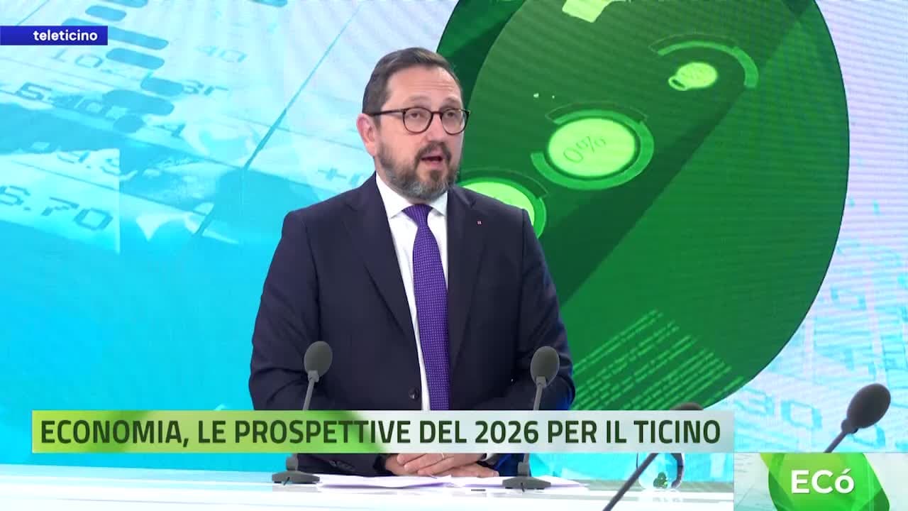 ECÓ del 9 gennaio 2026 - ECONOMIA, LE PROSPETTIVE DEL 2026 PER IL TICINO