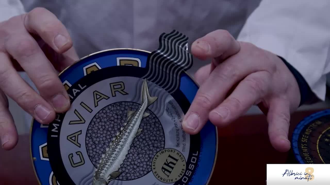 Albrici in 8 minuti - Spaghetti al caviale osciètre imperial